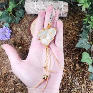 Raw Green Aventurine Keychain #9